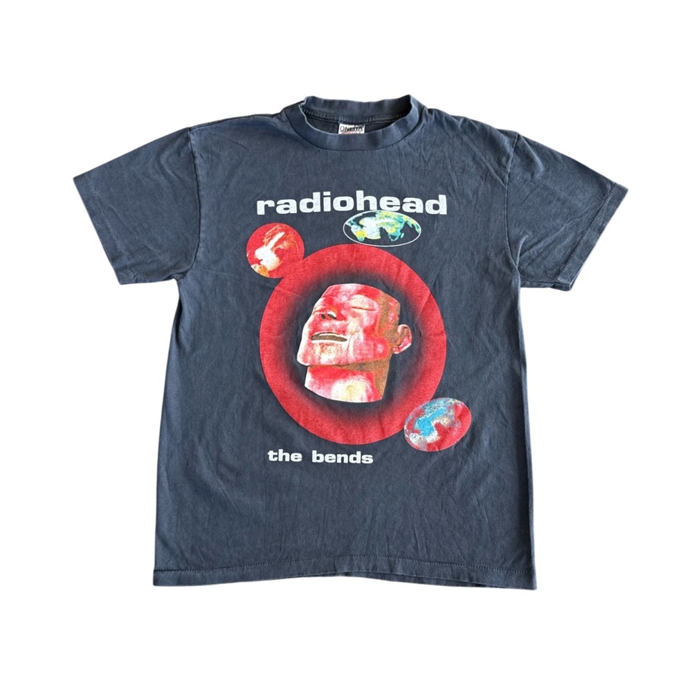 Vintage Radiohead The Bends 1995 UK Tour Shirt Single Stitch Size Large REPRINT